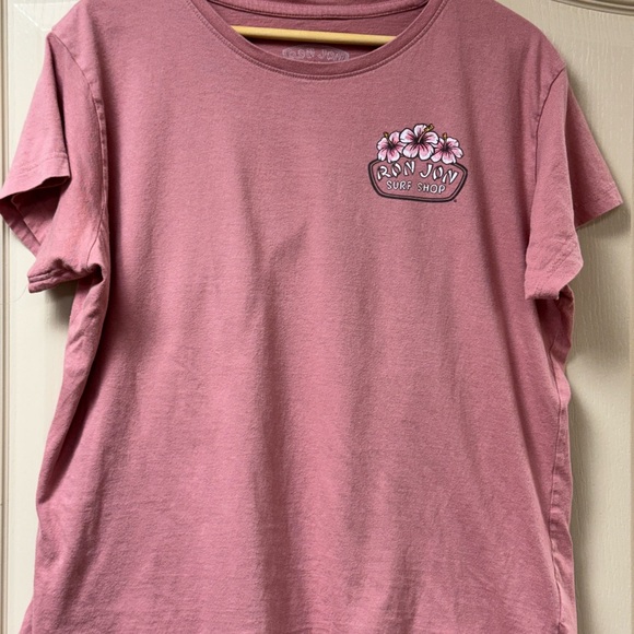 Ron Jon Pink Short Sleeve Tee - Picture 1 of 5